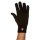 Fingerhandschuhe uni gefüttert schwarz L
